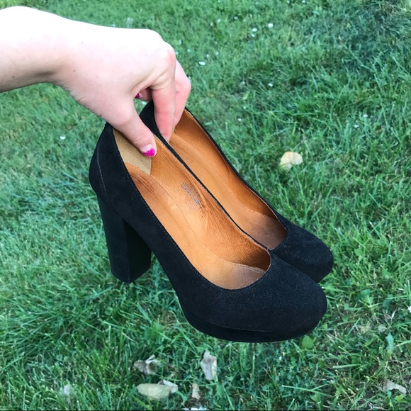 Madewell Shoes - Madewell 1937 Footwear black suede size 8 pumps